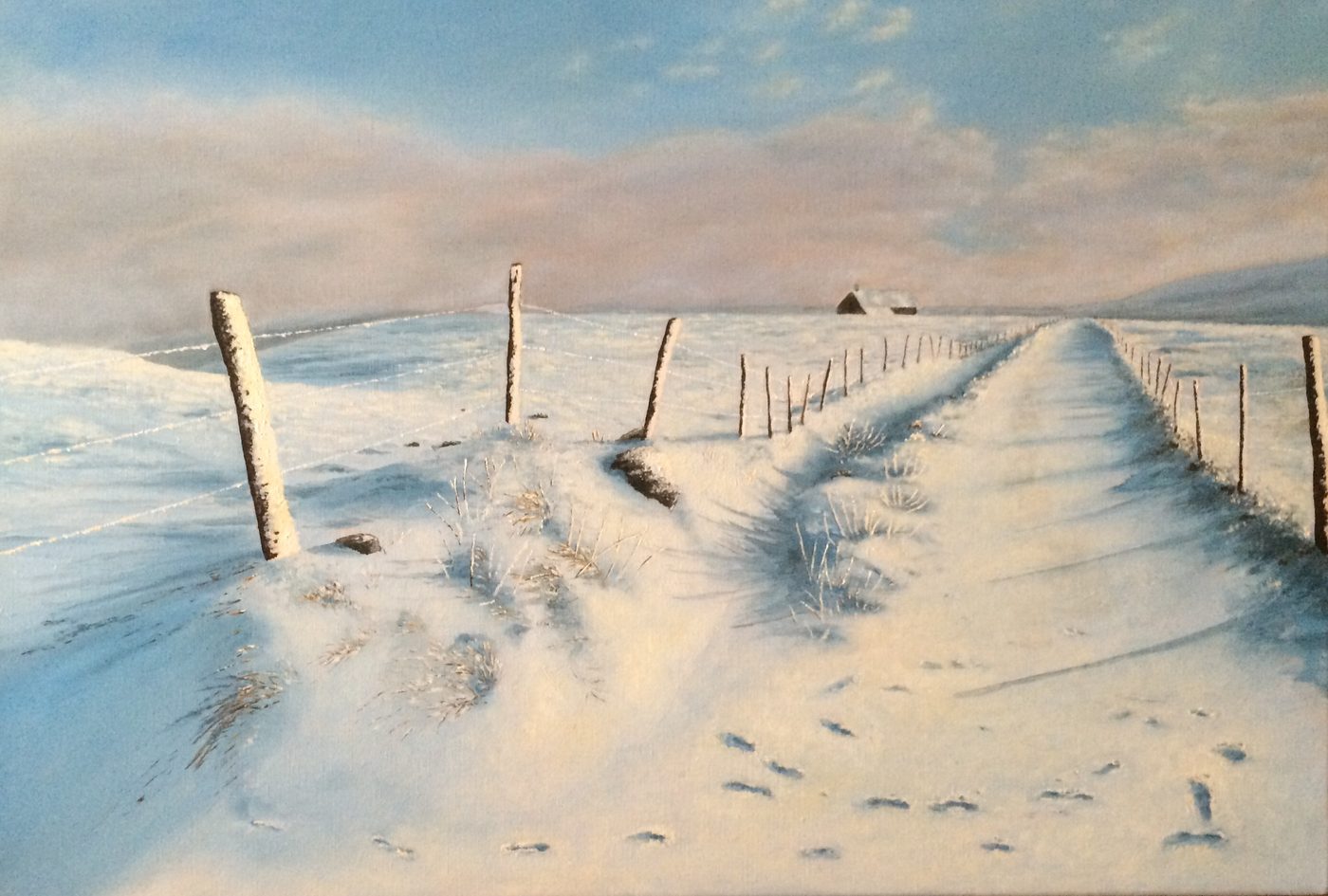 Original creation by Bruno Leprêtre — snowy path