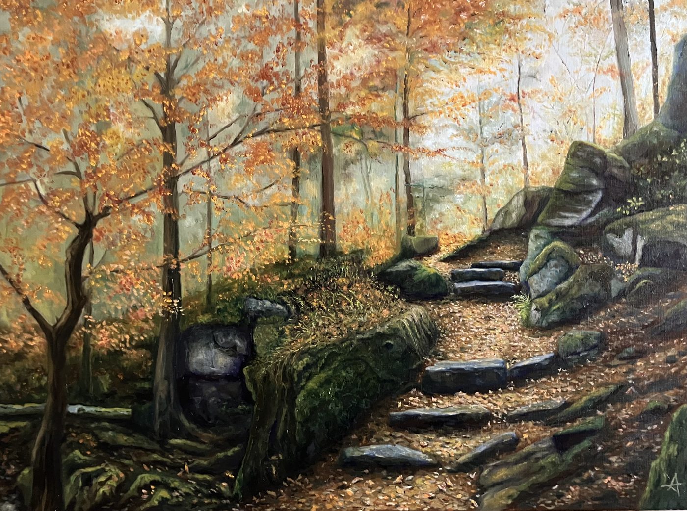 Original creation by Bruno Leprêtre — autumn forest