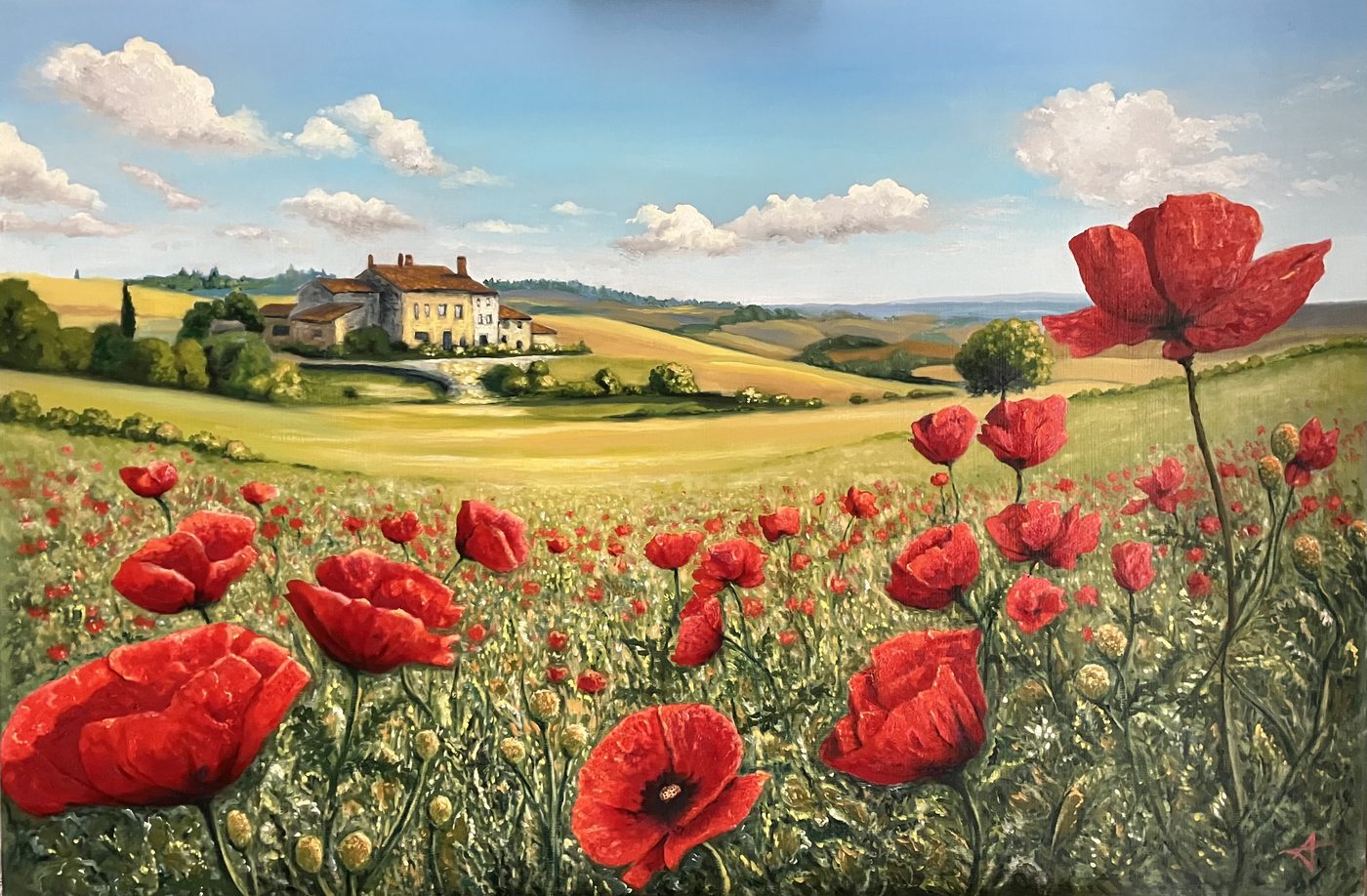 Original creation by Bruno Leprêtre — poppy field