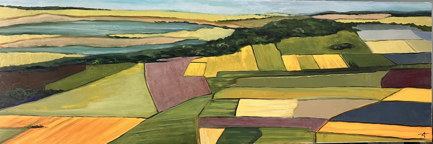 Original creation by Bruno Leprêtre — stylised landscape